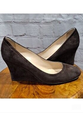 Kate Spade Brown Suede Wedges